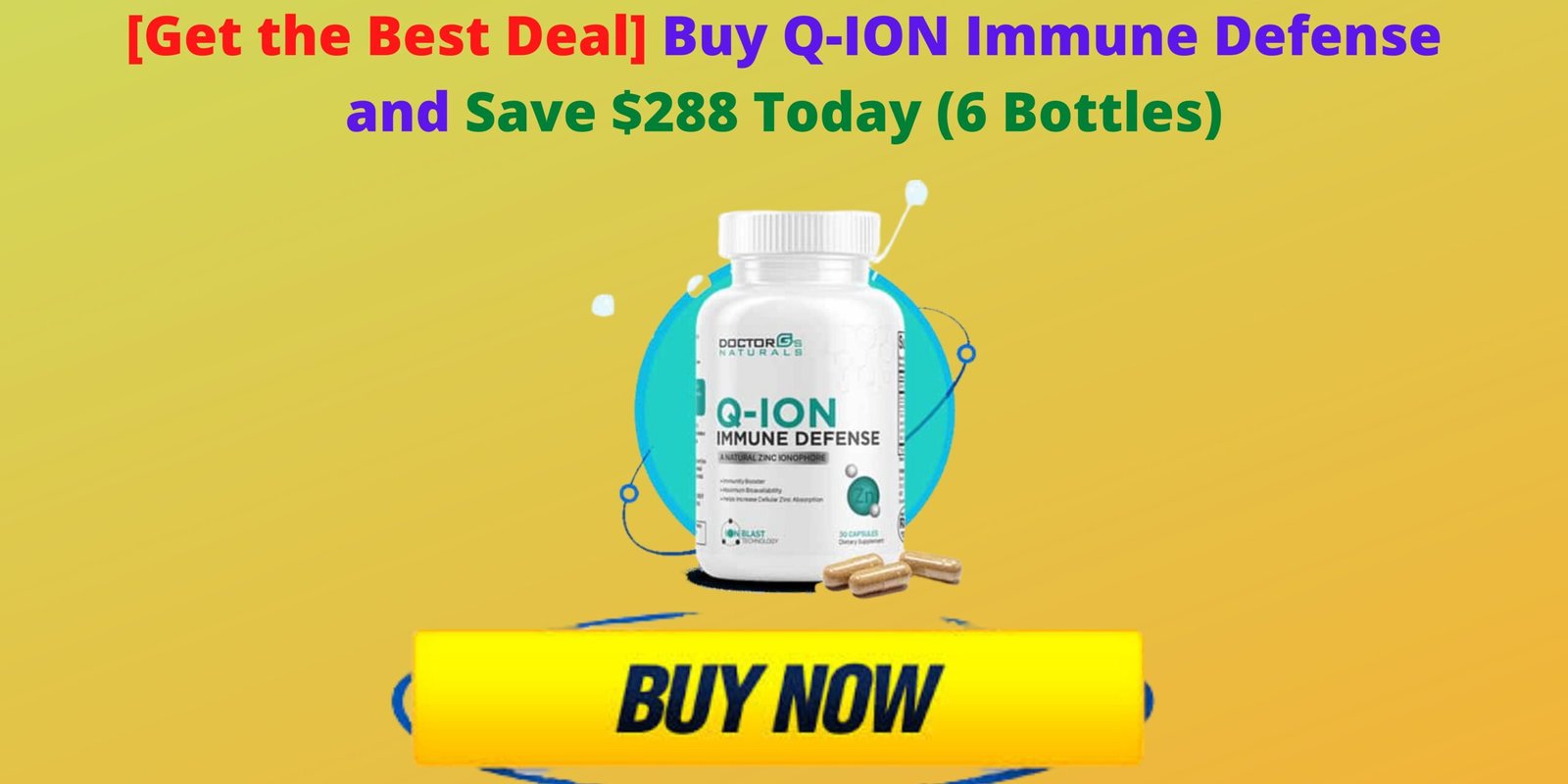 Q-ION Immune Defense Review: Best Immune Support Formula in 2021 3 Q ION Immune Defense price scaled 1